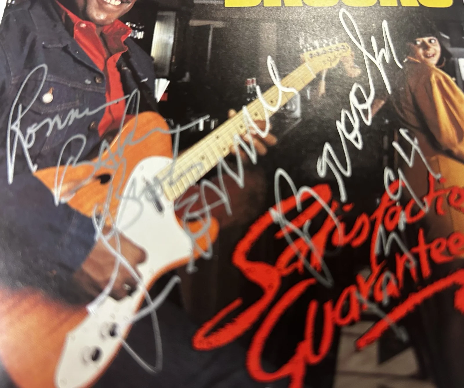 LONNIE BROOKS Satisfaction Guaranteed Signed CD Booklet Auto Autograph JSA COA, image 3