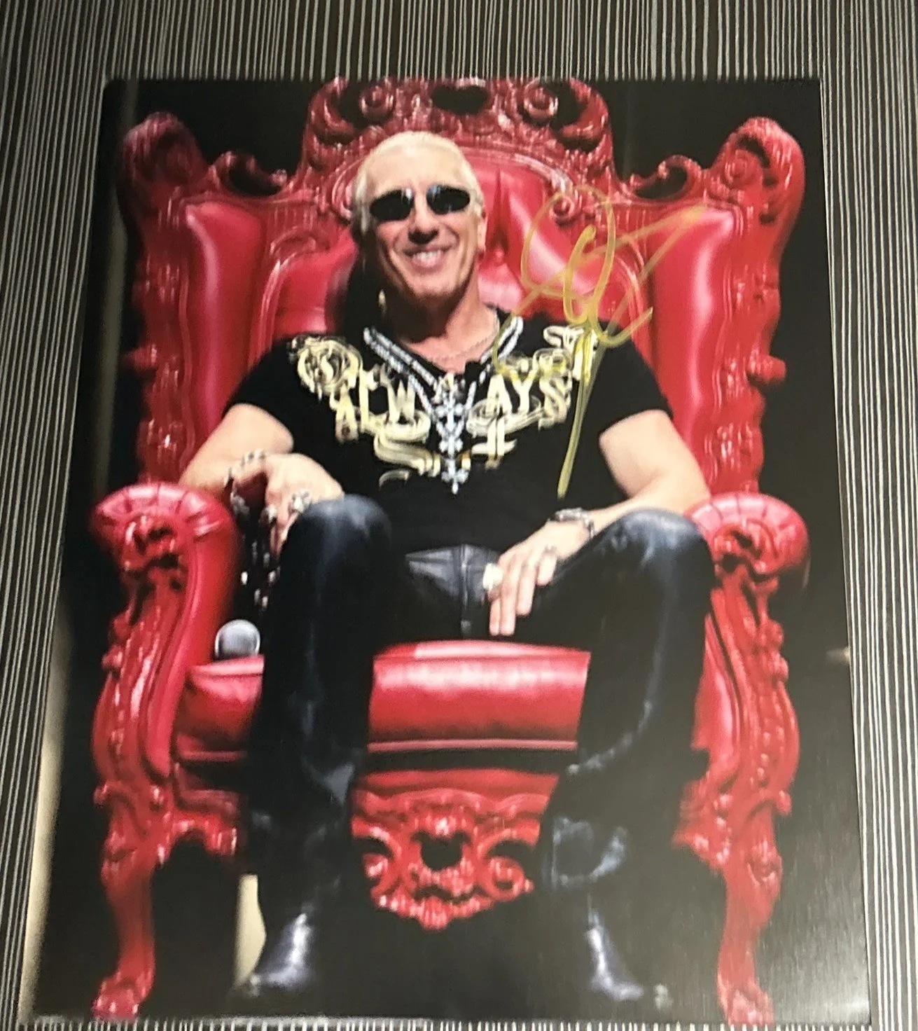 DEE SNIDER - TWISTED SISTER - Singer Signed Autographed 8x10 Photo AUTHENTIC C, image 2
