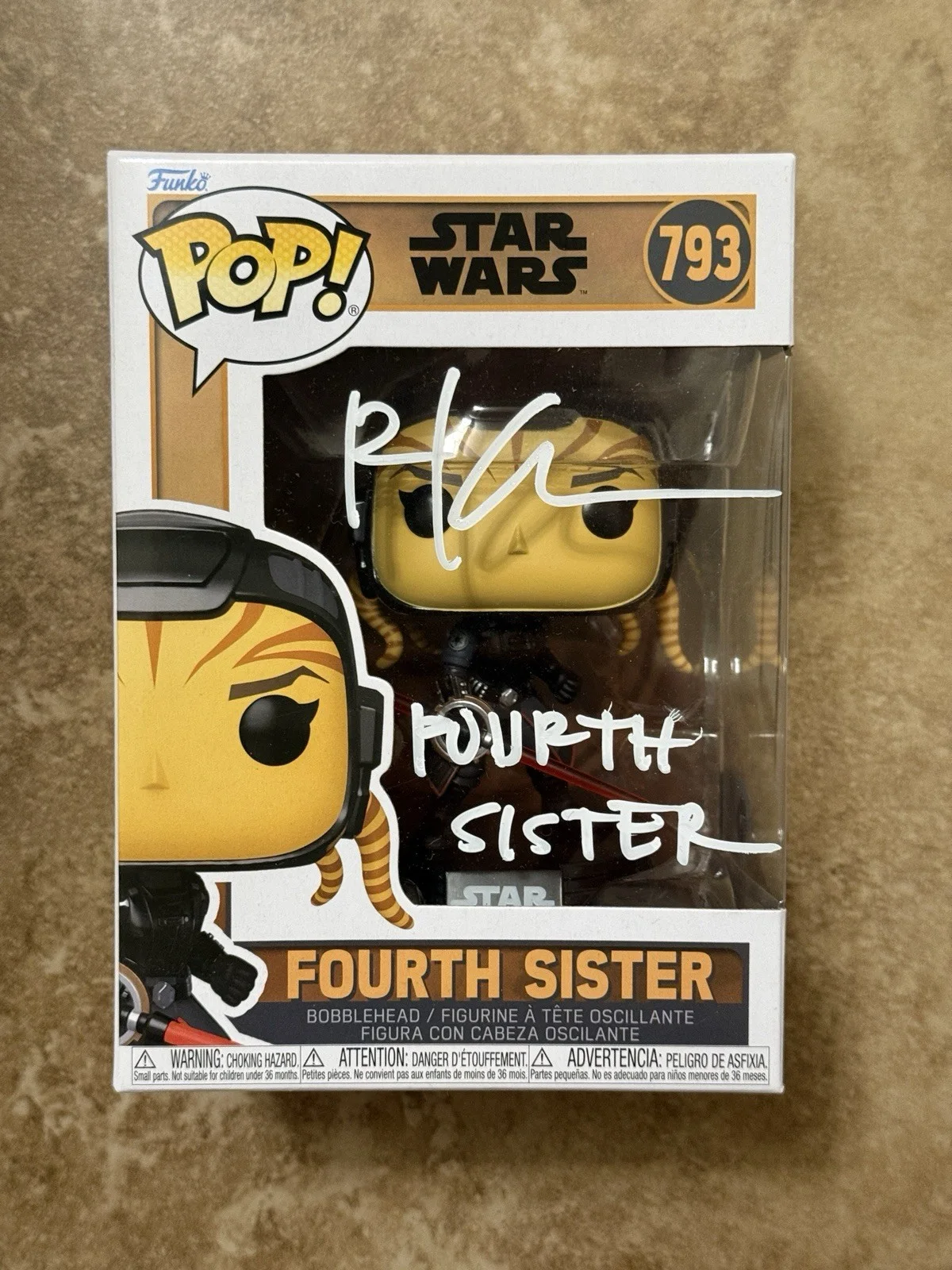 Rya Kihlstedt — Rya Kihlstedt Signed Fourth Sister Funko Pop Star Wars SWAU COA