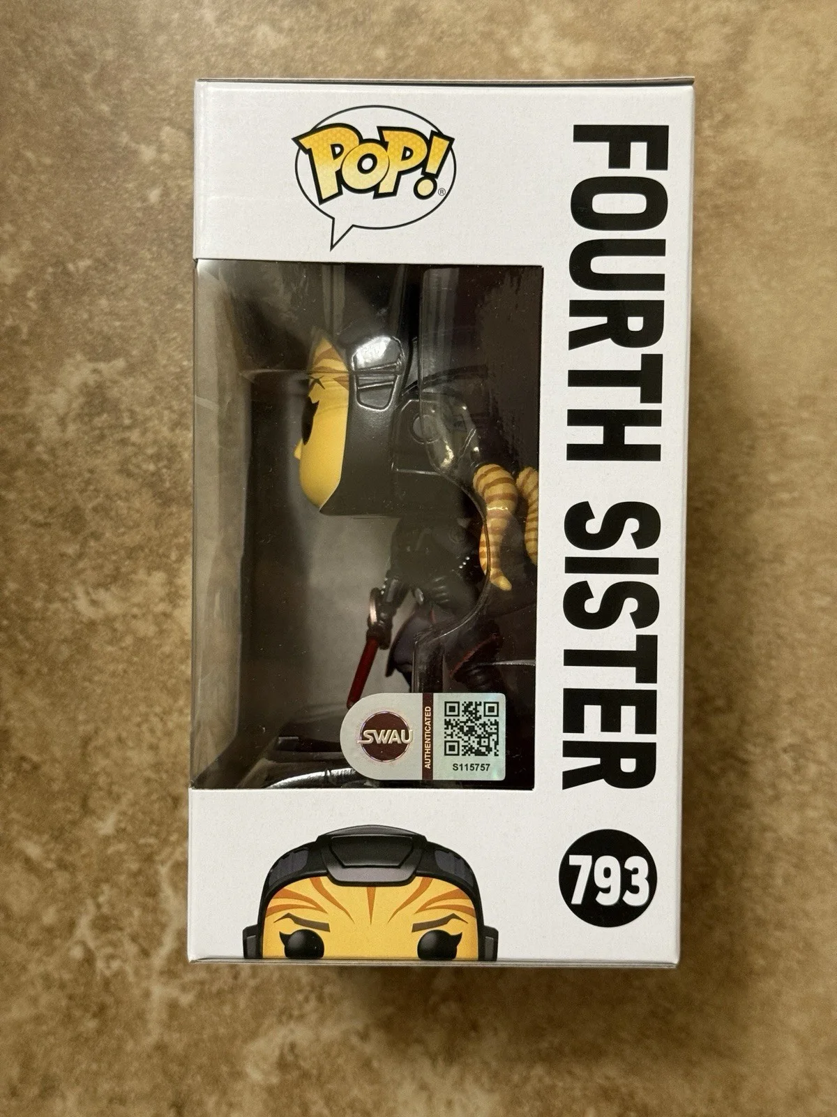 Rya Kihlstedt — Rya Kihlstedt Signed Fourth Sister Funko Pop Star Wars SWAU COA, image 2