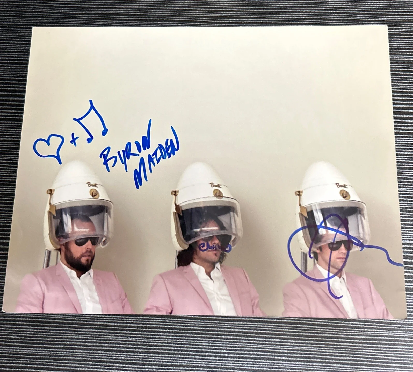 THE LOST FINGERS CANADIAN JAZZ BAND Signed Autographed 8x10 Photo AUTHENTIC B, image 2