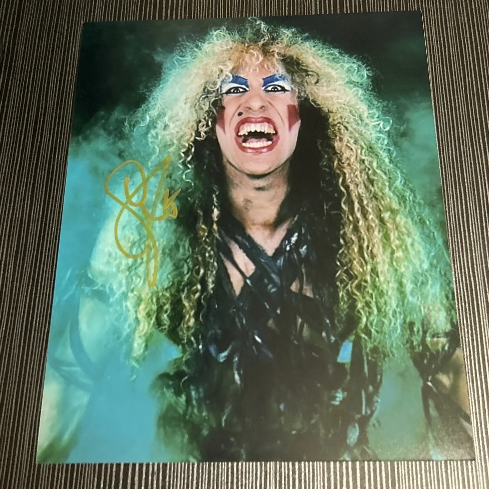 DEE SNIDER - TWISTED SISTER - Singer Signed Autographed 8x10 Photo AUTHENTIC A, image 2