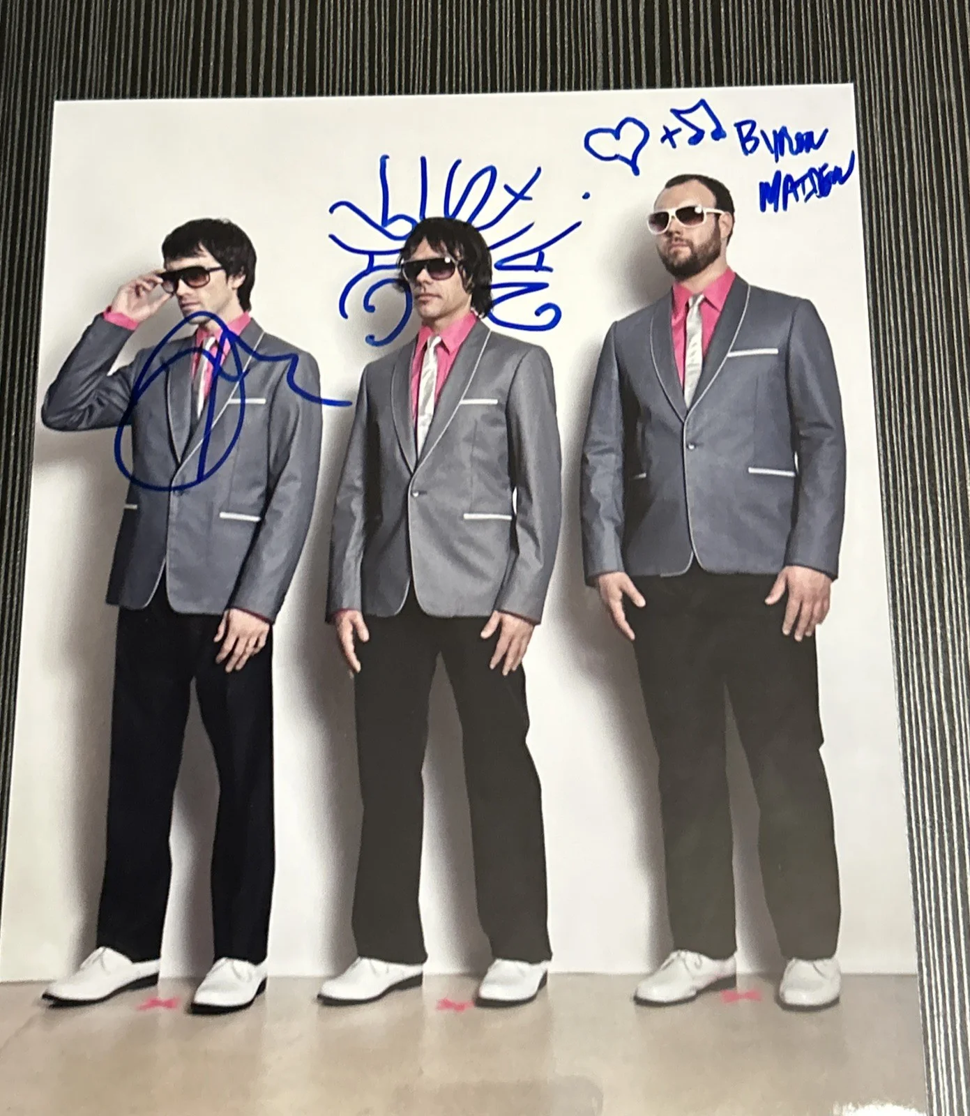 THE LOST FINGERS CANADIAN JAZZ BAND Signed Autographed 8x10 Photo AUTHENTIC A, изображение 2
