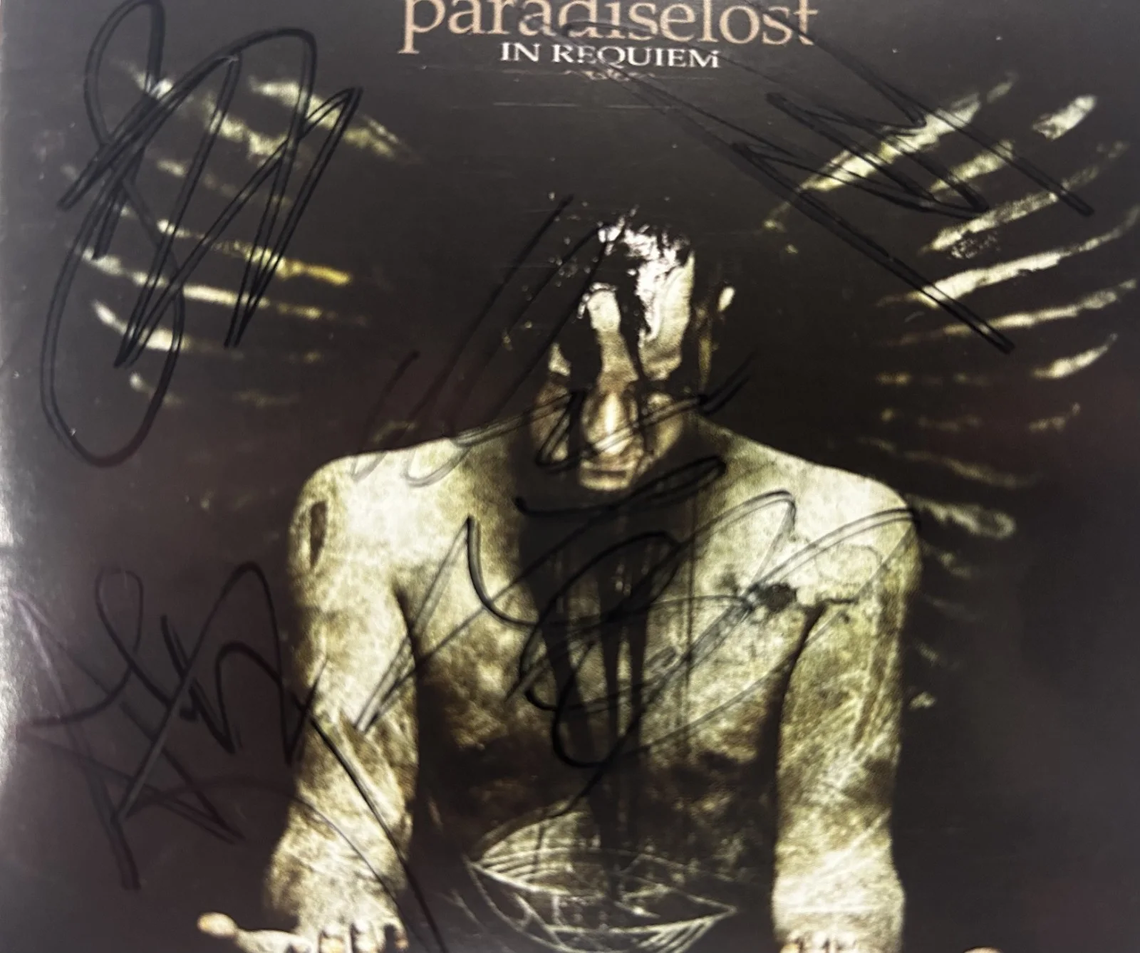 Paradise Lost CD Booklet Signed by Four Members Auto Autograph JSA COA, image 3