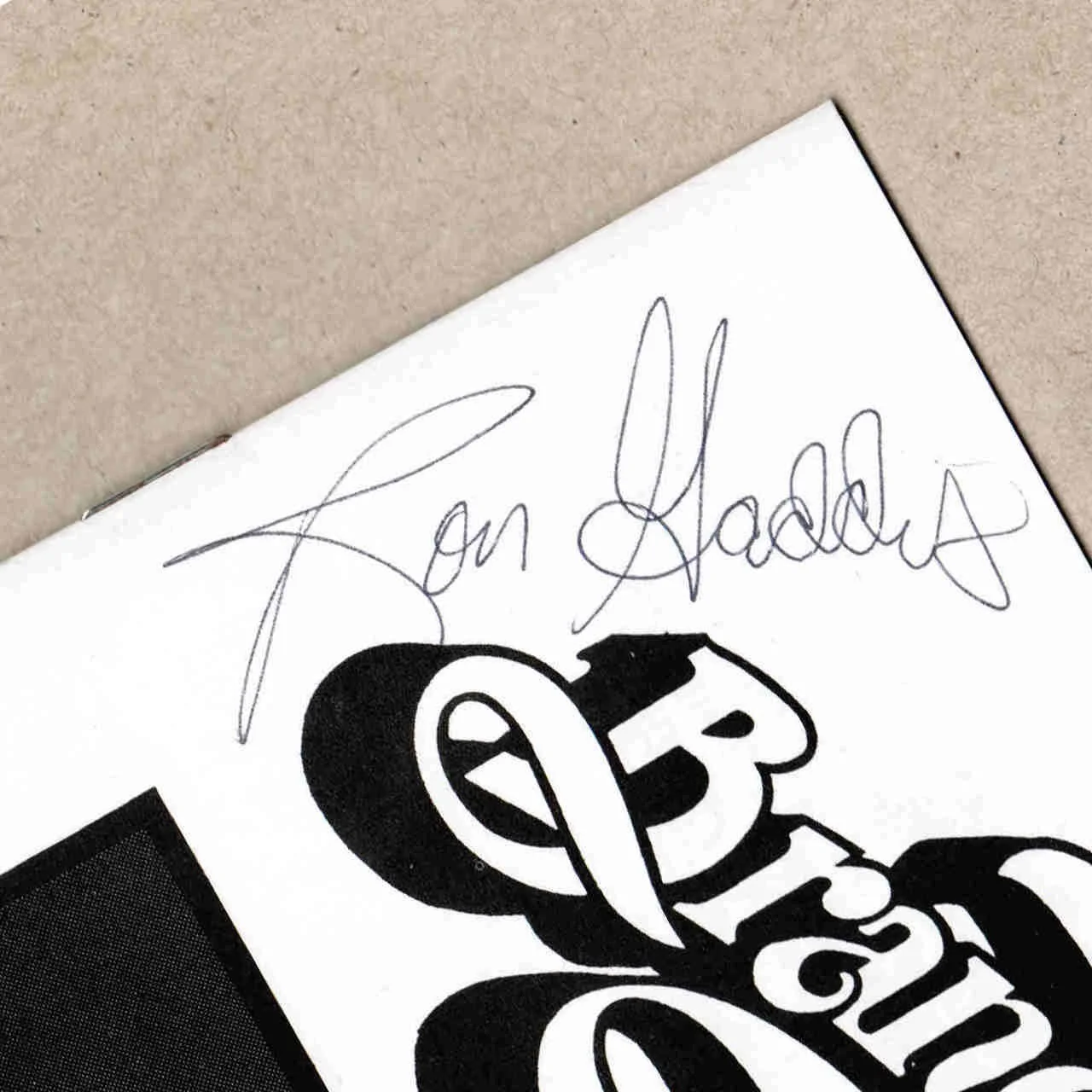 1981 Ron Gaddis Signed Autograph Concert Program Brandywine Hall Greenfield IN, image 2