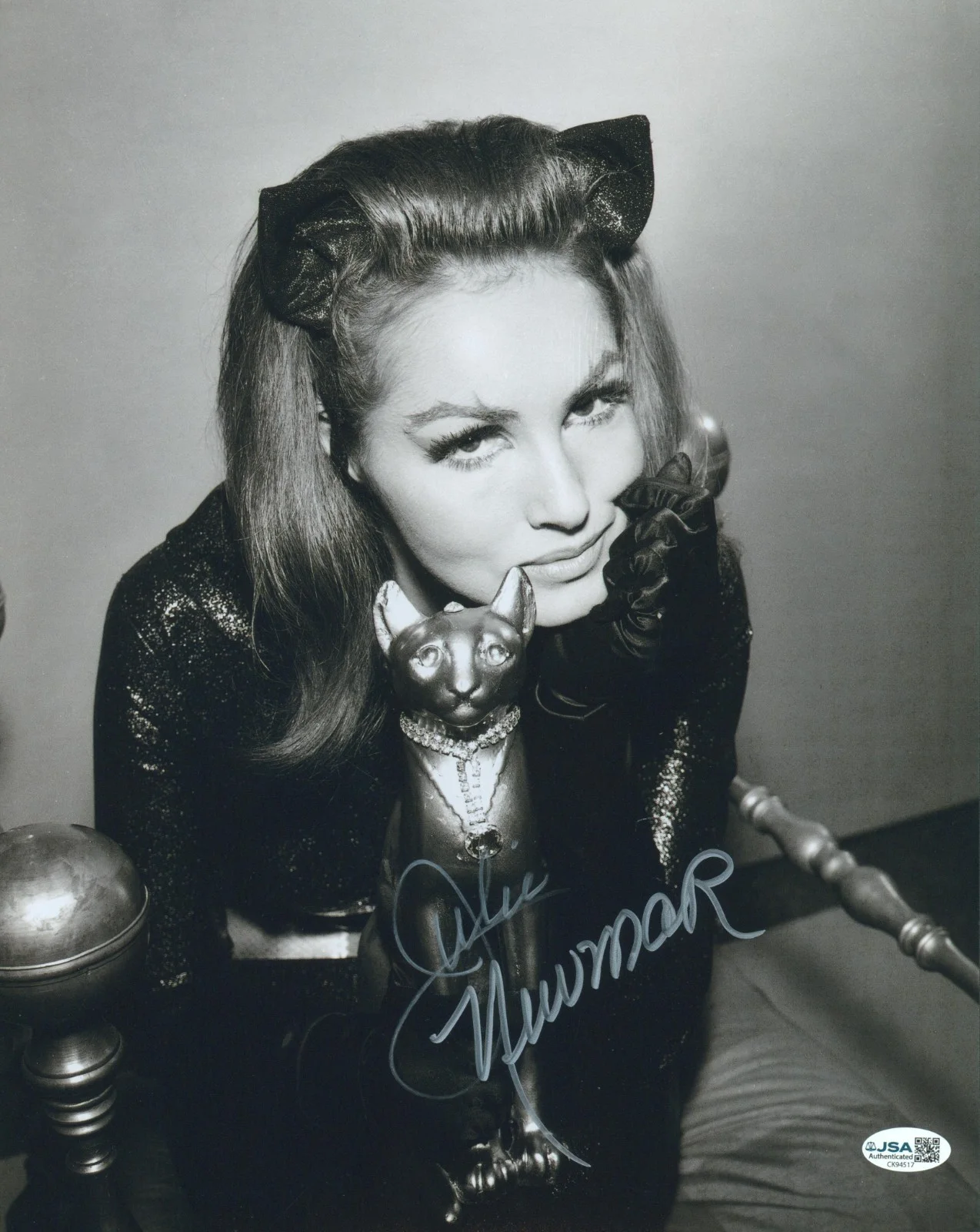 Julie Newmar — Julie Newmar Signed 11x14 Batman '66 Catwoman Authentic Autograph Photo JSA COA