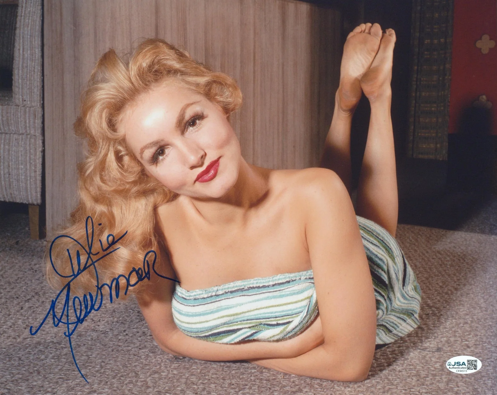 Julie Newmar — Julie Newmar Signed 11x14 Batman '66 Catwoman Authentic Autograph Photo JSA COA