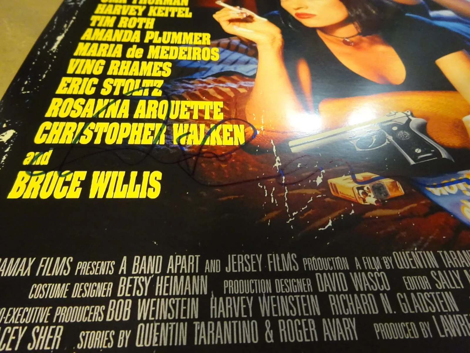 Amanda Plummer — Signed Amanda Plummer Autographed 11"x17" Pulp Fiction Photo Beckett BAS COA, изображение 5