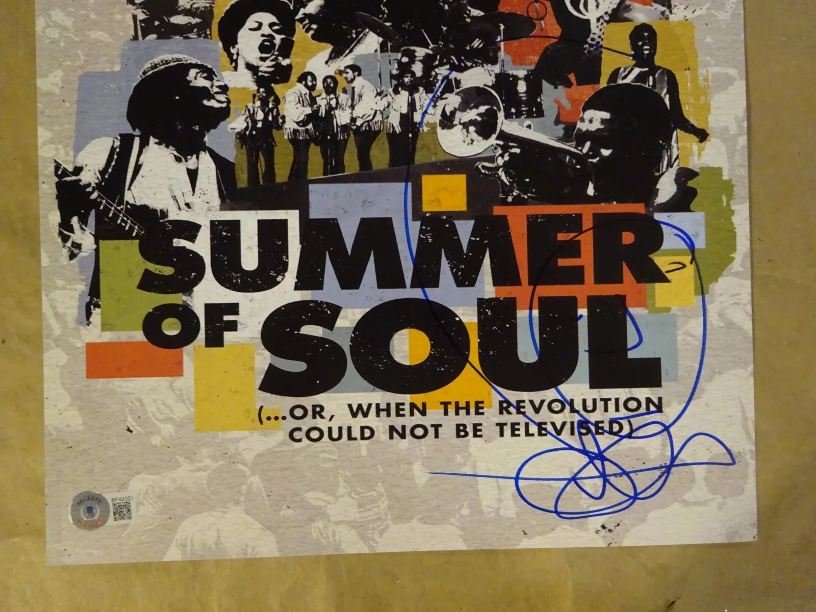 Questlove — Signed Questlove Autographed Summer of Soul 11"x17" Photo Beckett BAS COA, изображение 3