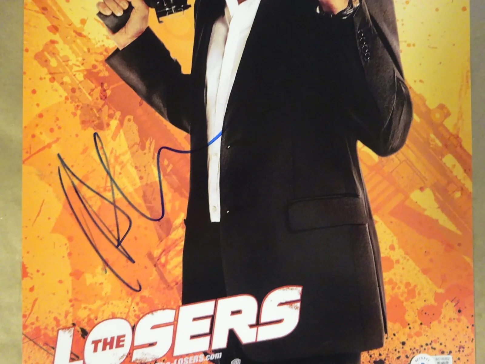 Jeffrey Dean Morgan — Signed Jeffrey Dean Morgan Autographed 11"x17" The Losers Photo Beckett BAS COA, изображение 4