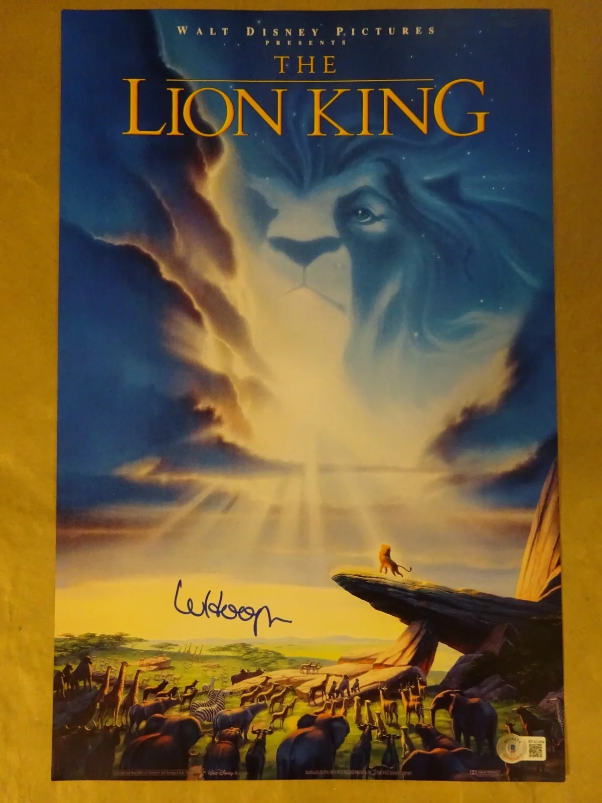 Whoopi Goldberg — Signed Whoopi Goldberg Autographed 11"x17" The Lion King Photo Beckett BAS COA