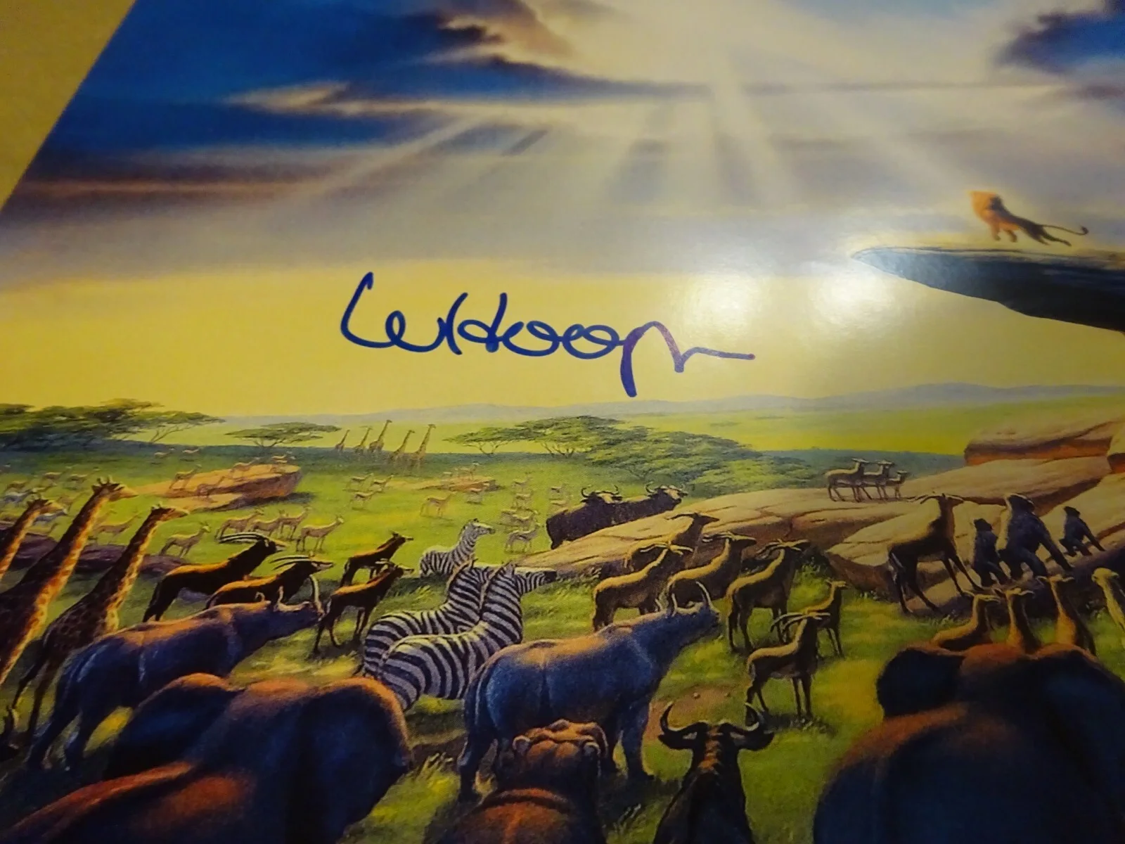 Whoopi Goldberg — Signed Whoopi Goldberg Autographed 11"x17" The Lion King Photo Beckett BAS COA, изображение 4