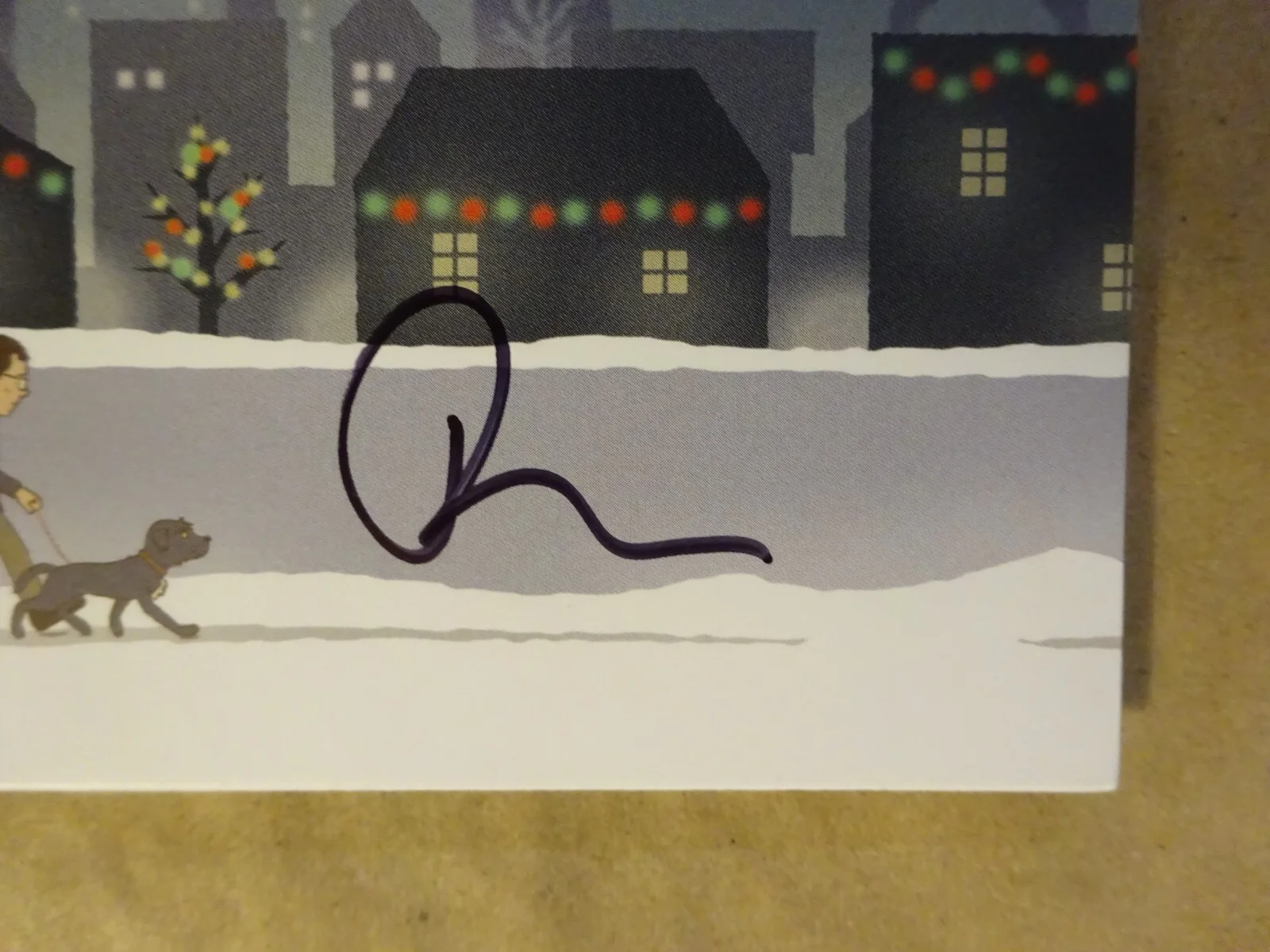 Signed Ben Folds Autographed Sleigher Christmas CD Cover Beckett BAS COA, изображение 3