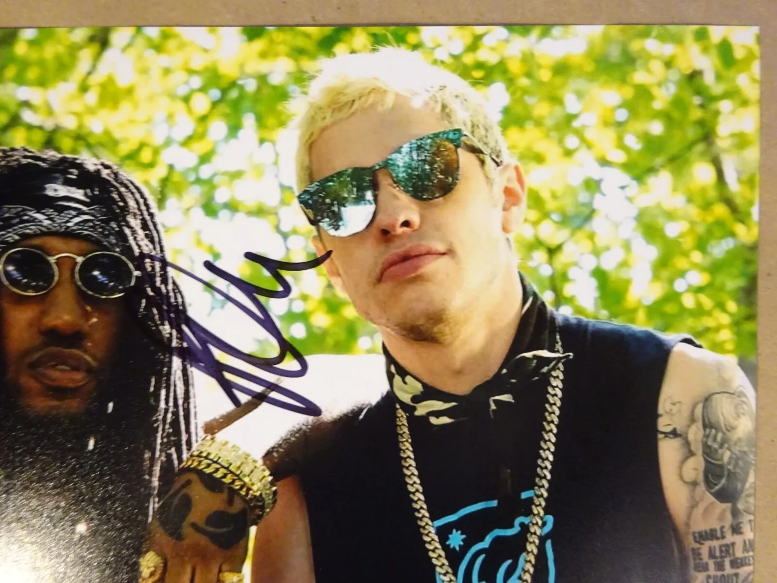 Pete Davidson, Chris Redd — Autographed Pete Davidson & Chris Redd Signed 8"x10" Photo SNL Beckett BAS COA, image 3