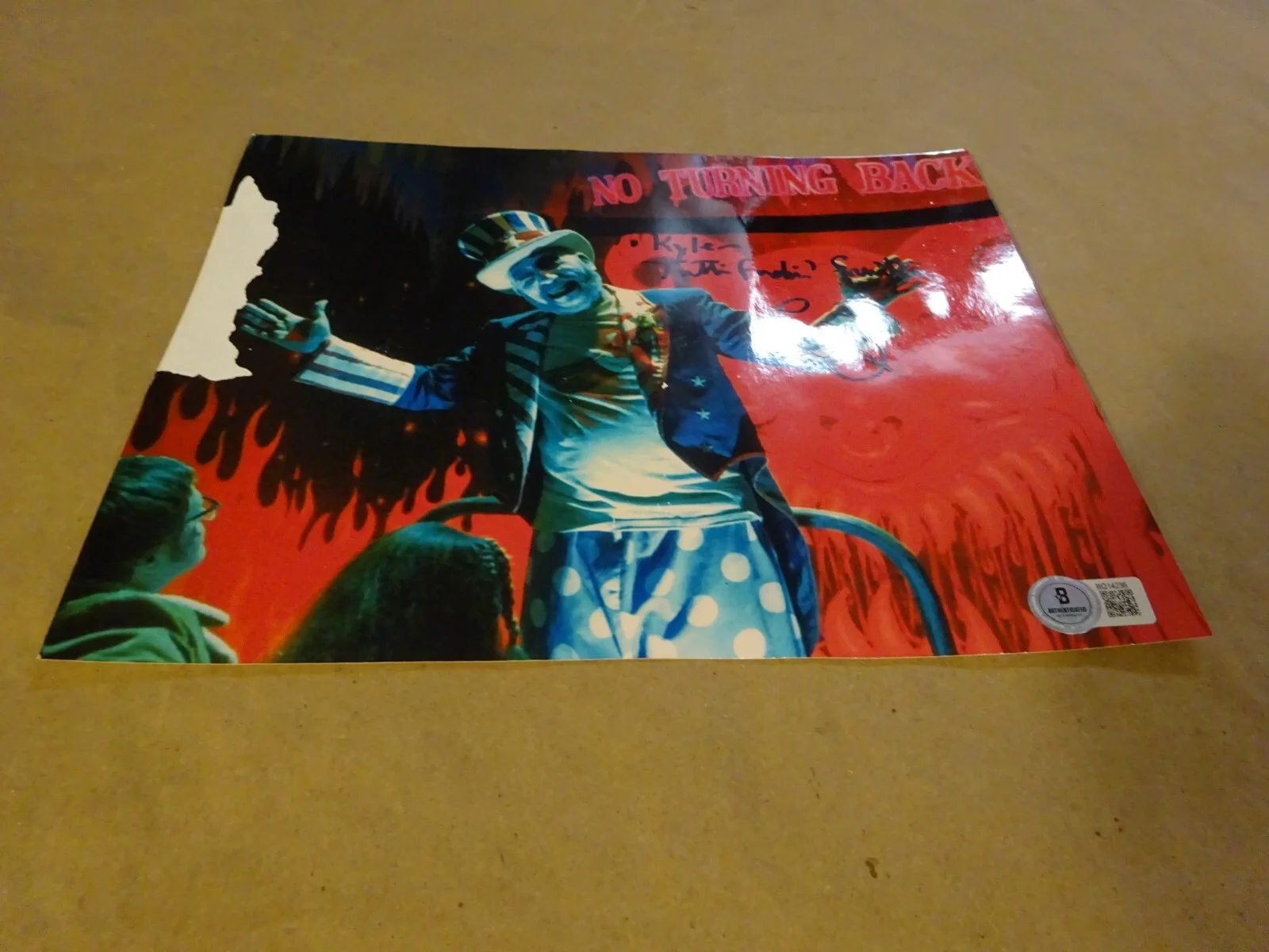 Sid Haig — Signed Sid Haig Autographed House of 1000 Corpses Damaged Photo 8"x10" BAS COA, изображение 2