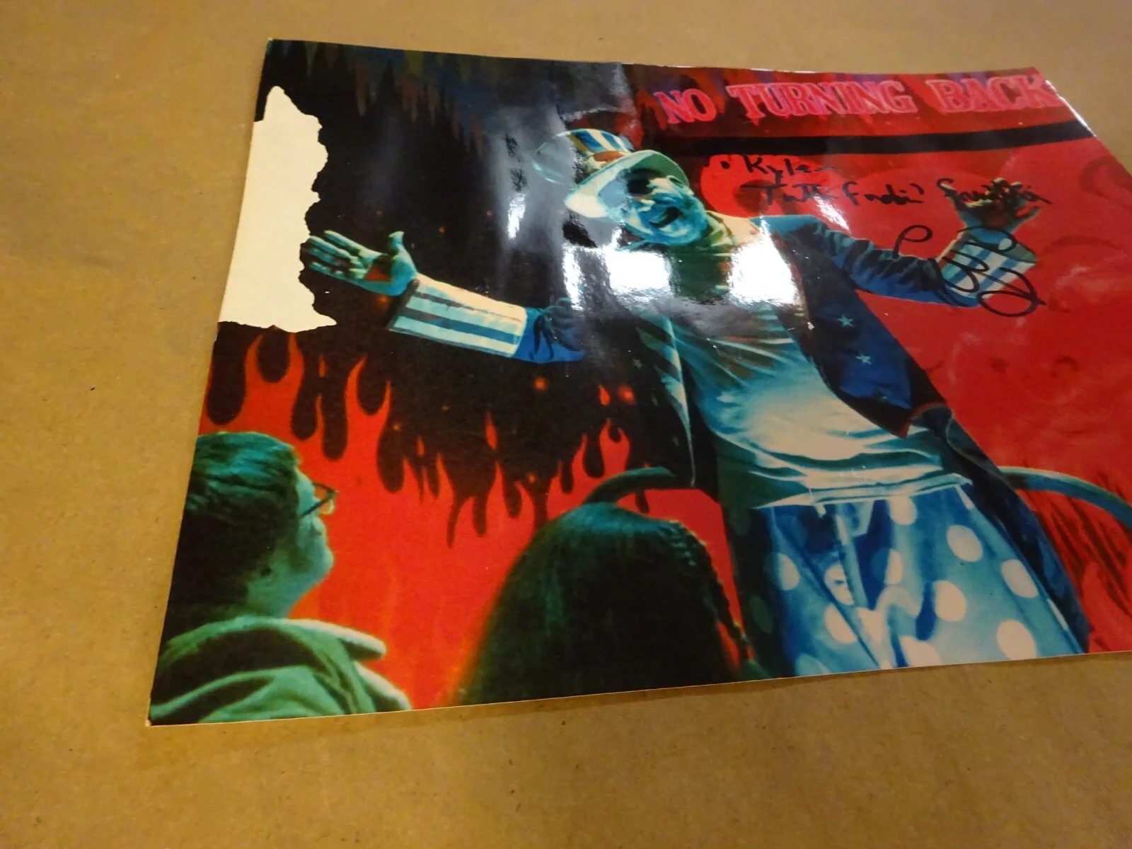 Sid Haig — Signed Sid Haig Autographed House of 1000 Corpses Damaged Photo 8"x10" BAS COA, изображение 5