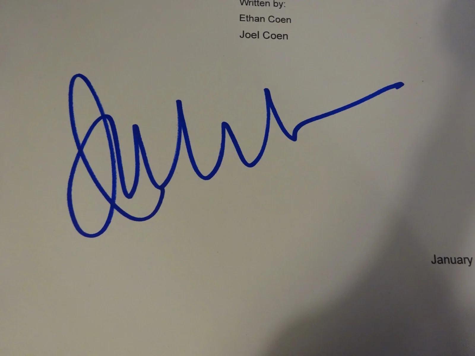 Julianne Moore — Autographed Julianne Moore Signed The Big Lebowski Script Cover Beckett BAS COA, image 3