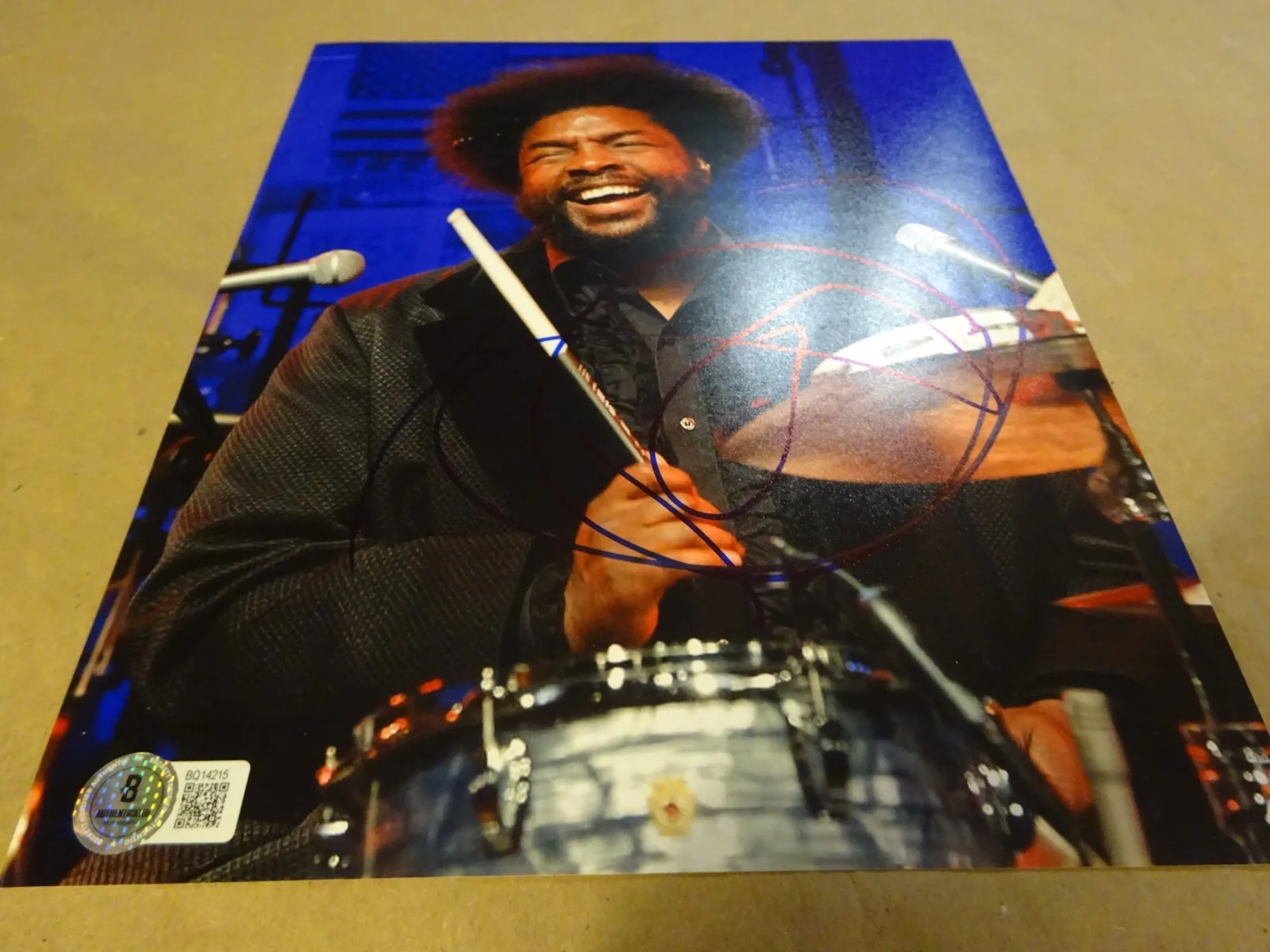 Autographed Questlove The Roots Signed 8"x10" Photo Beckett BAS COA, изображение 2