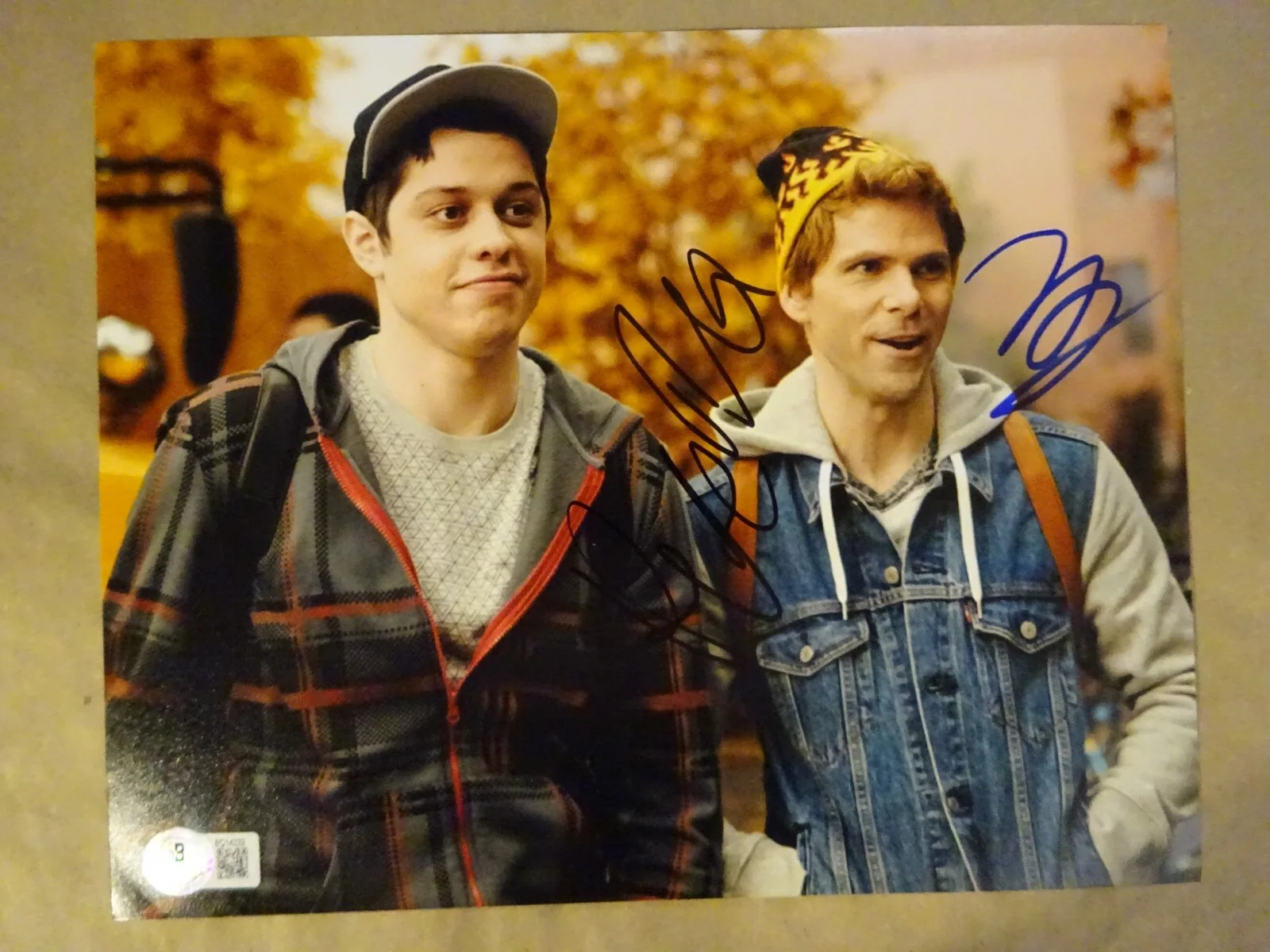 Pete Davidson & Mikey Day — Autographed Pete Davidson & Mikey Day Signed 8"x10" Photo SNL Beckett BAS COA