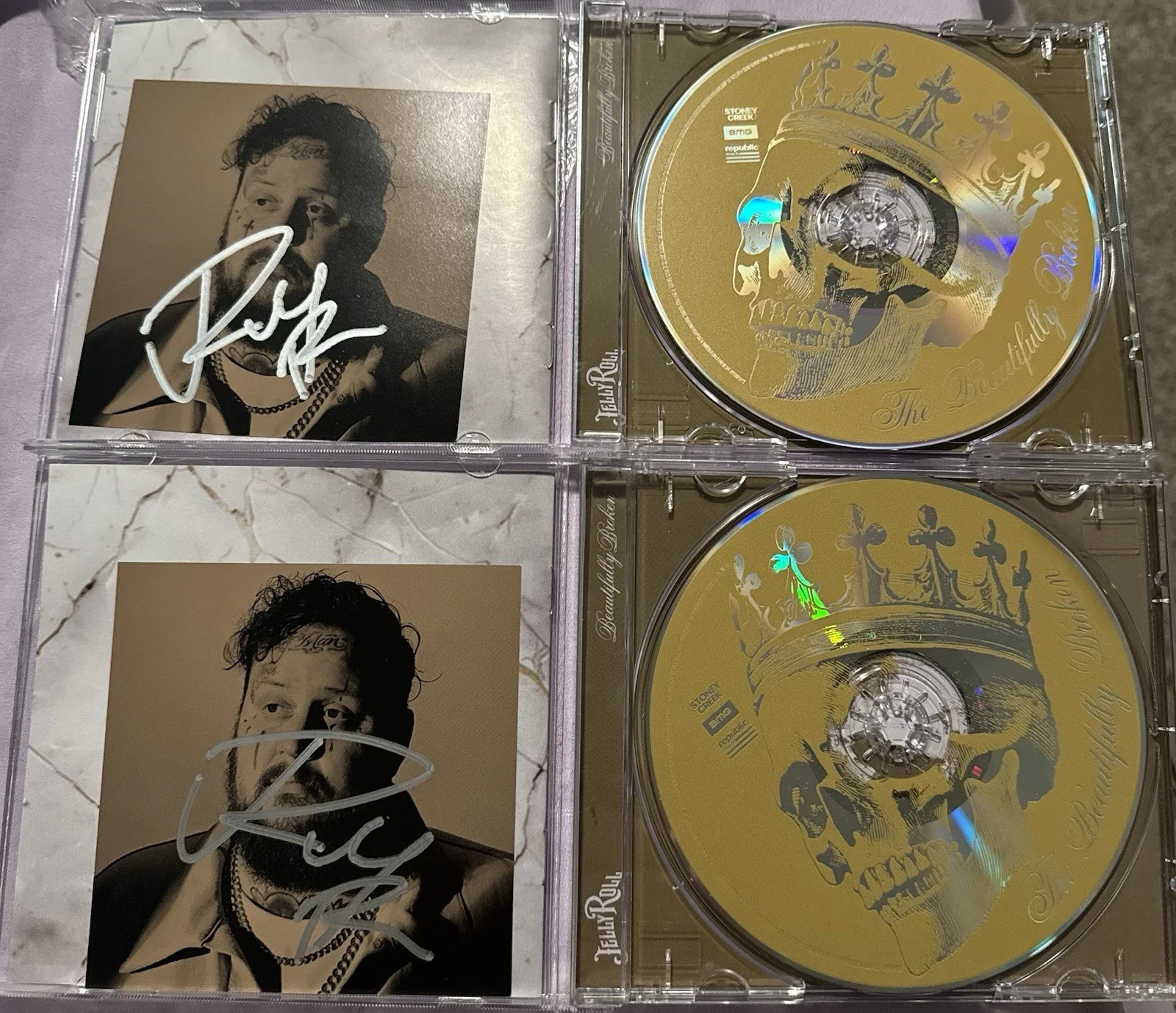 Jelly Roll Beautifully Broken CD & Autographed Booklet, image 3