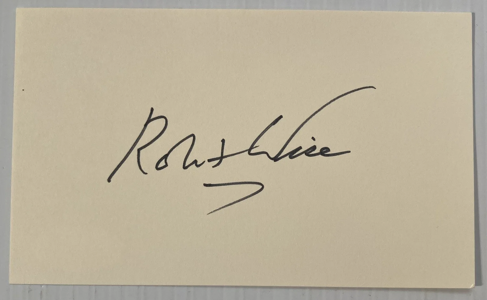 Robert Wise — Director Robert Wise Signed Autograph 3x5 Index Card - JSA Cert - FREE S&H!, image 2