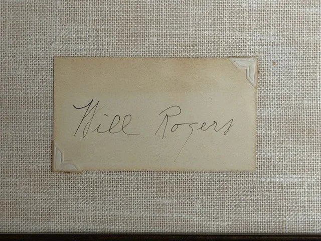 Will Rogers — Will Rogers Autograph with Last Three Published Dispatches from August 1935, image 2
