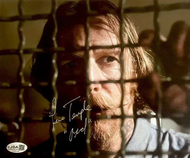 Lew Temple — Lew Temple “Axel” The Walking Dead Signed 8x10 Photo JSA Certified