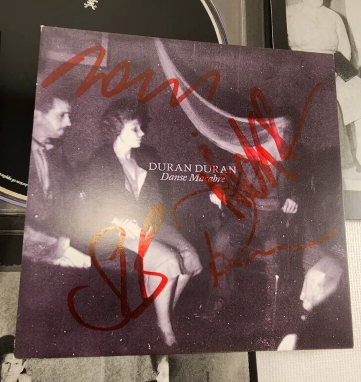 Duran Duran Danse Macabre Autographed Hand Signed CD Art Card Insert, image 3