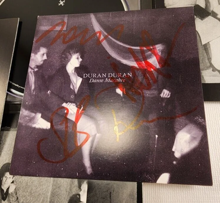 Duran Duran Danse Macabre Autographed Hand Signed CD Art Card Insert, image 4
