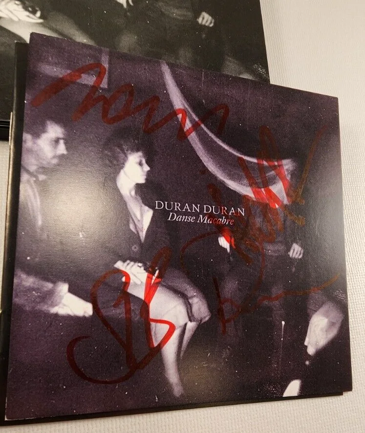 Duran Duran Danse Macabre Autographed Hand Signed CD Art Card Insert, image 5