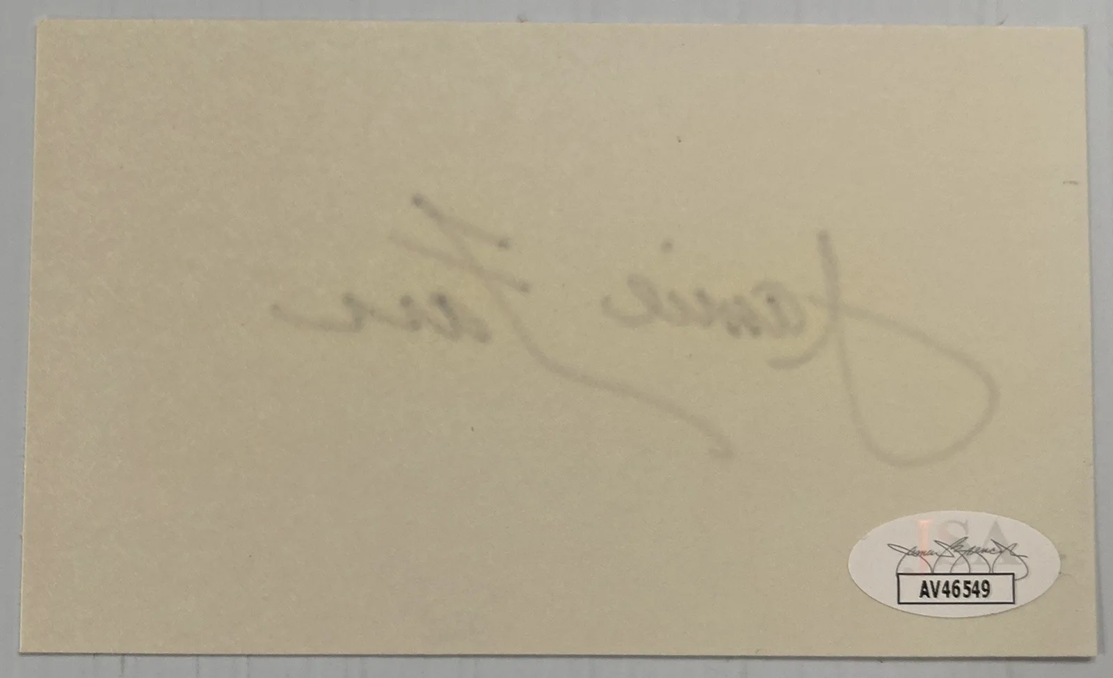 Jamie Farr — MASH Klinger Jamie Farr Signed Autograph 3x5 Index Card - JSA Cert - FREE S&H!, image 3