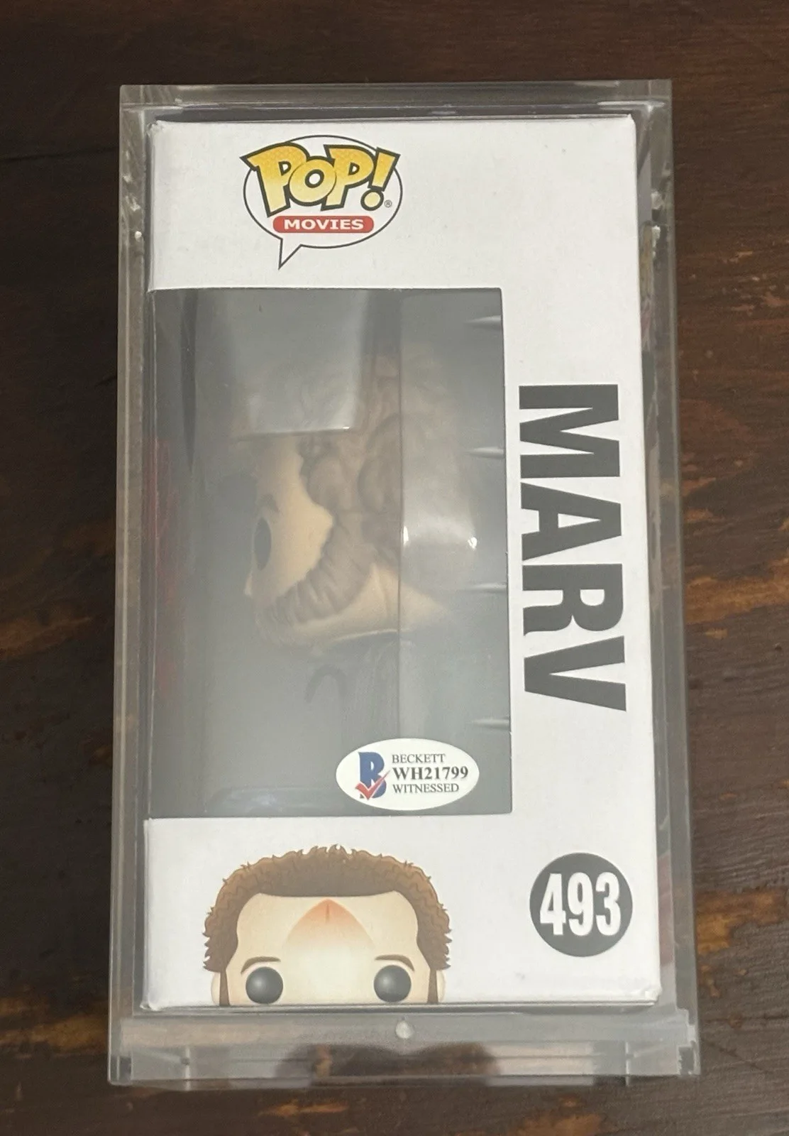 Home Alone Marv Funko Pop #493 Signed Autograph Beckett BAS Authenticated, image 3