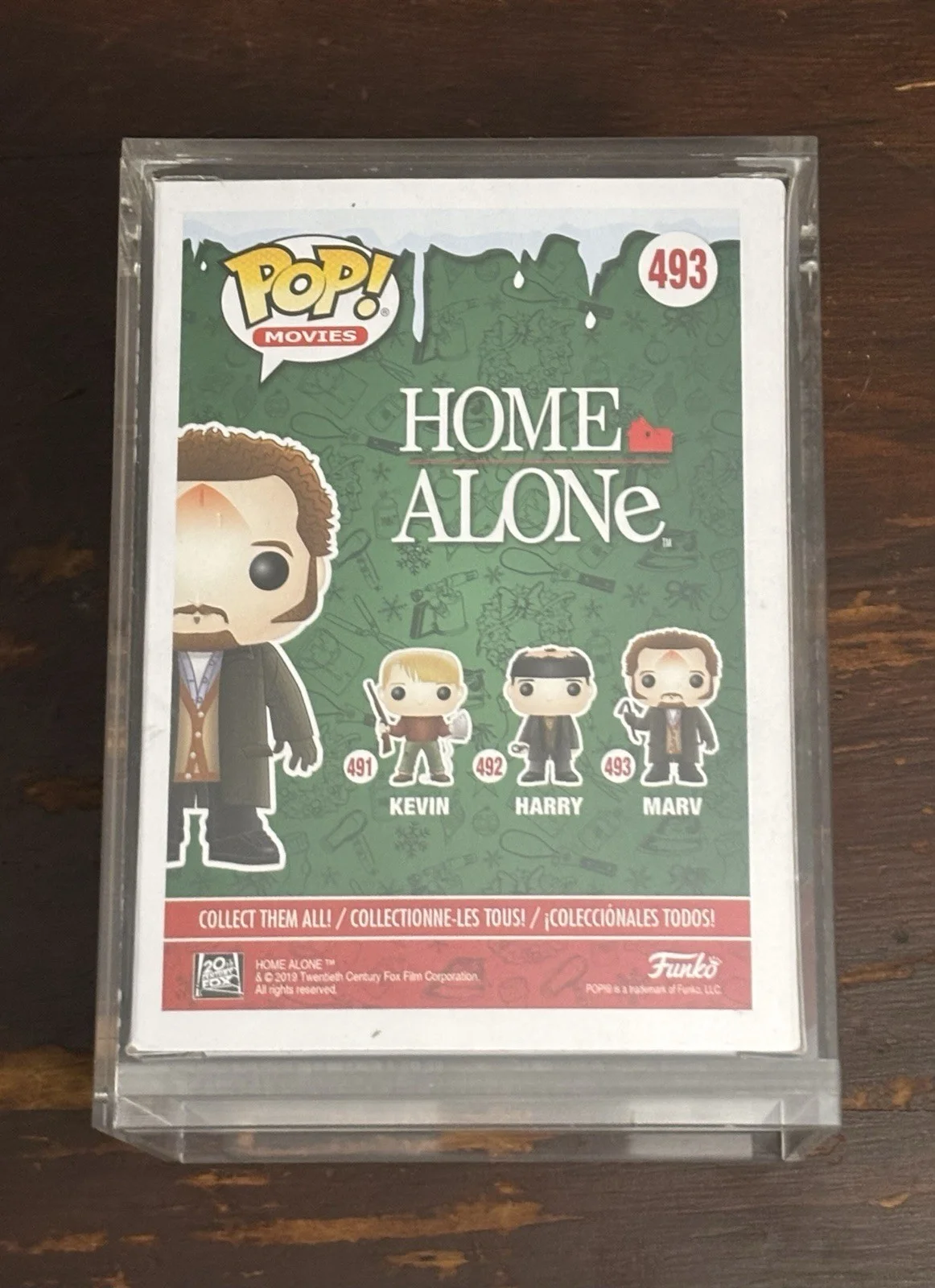 Home Alone Marv Funko Pop #493 Signed Autograph Beckett BAS Authenticated, image 5