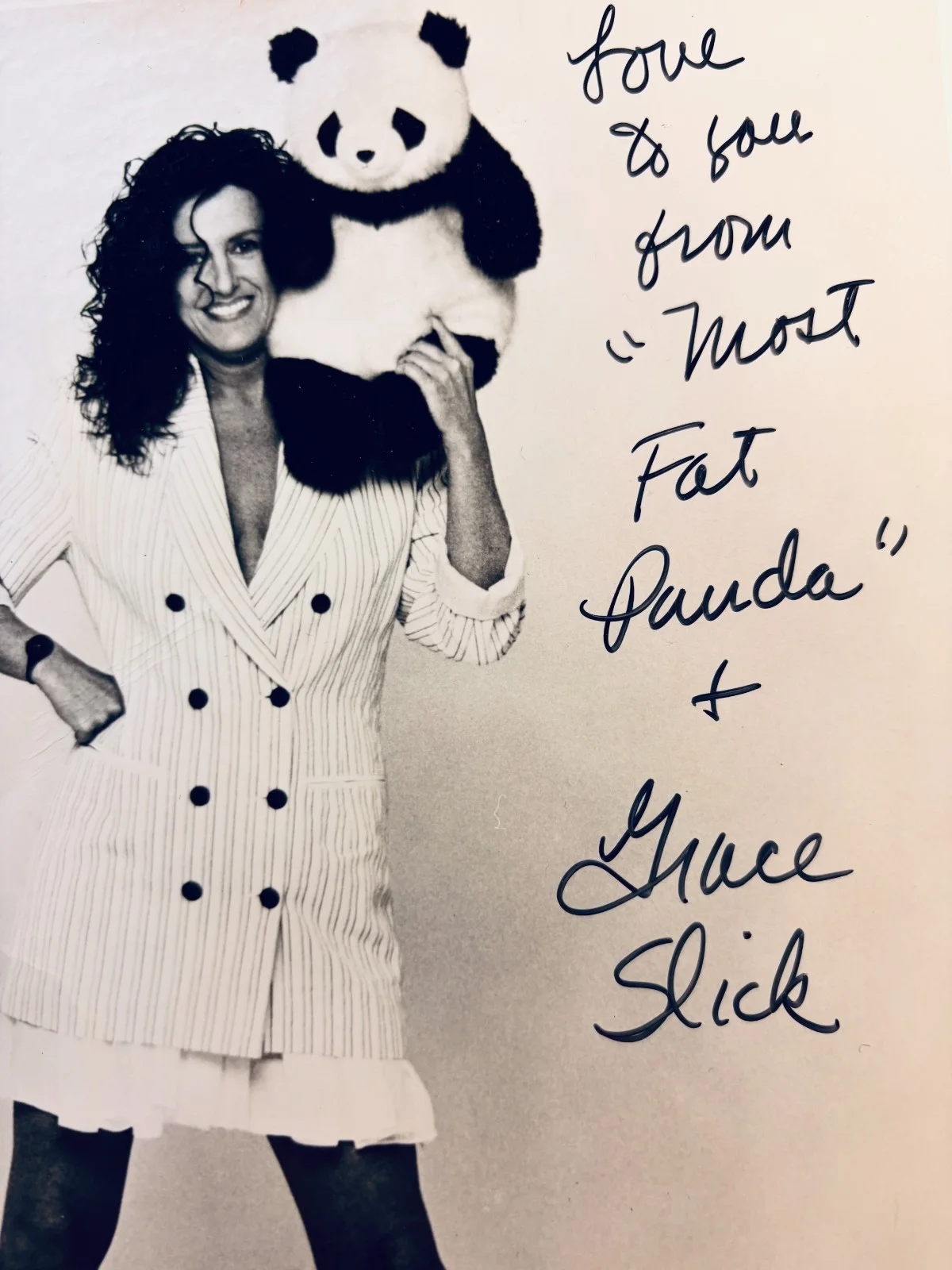 Grace Slick — GRACE SLICK autographed 8x10 with COA Jefferson Airplane “White Rabbit”, image 5
