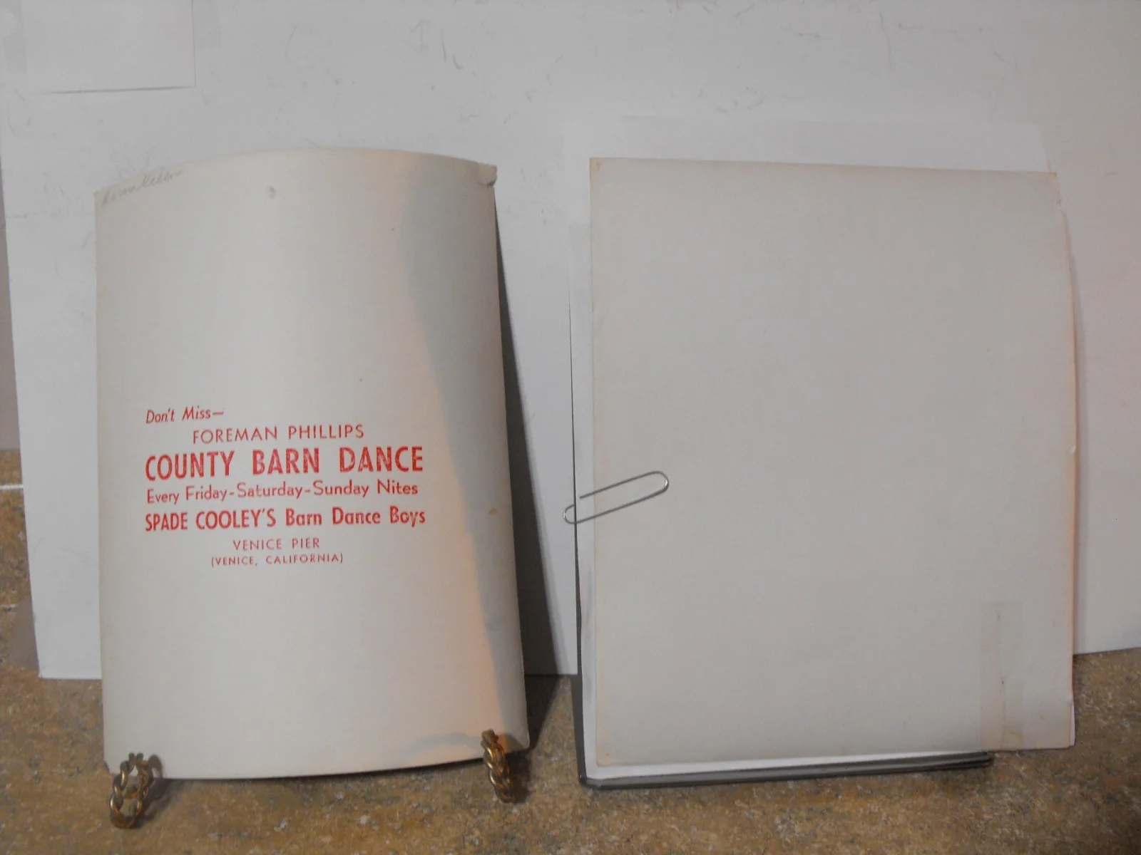 Original Black & White Photos~Spade Cooley & Murdered Wife Ella Mae Evans Signed, изображение 5