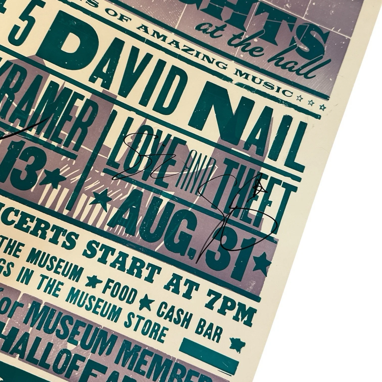 Jana Kramer, Love & Theft Autograph Signed 2012 Concert Hatch Show Print Poster, image 3