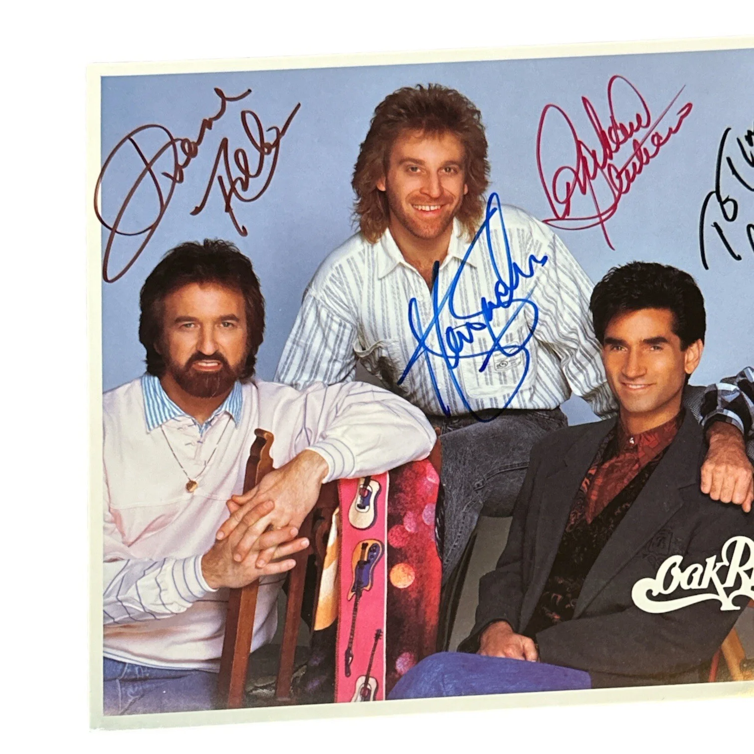 Oak Ridge Boys Autograph 8x10 Vintage Promo Photo! Circa 1990! Signed by 4!, изображение 2