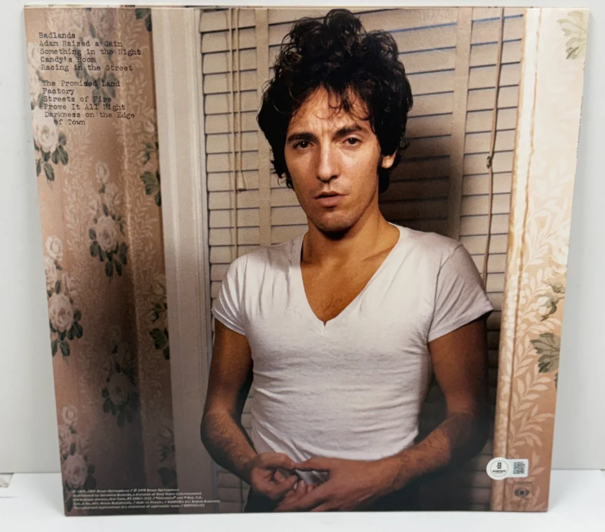 Bruce Springsteen Signed Darkness of the Edge of Town Autograph Beckett LOA, изображение 4