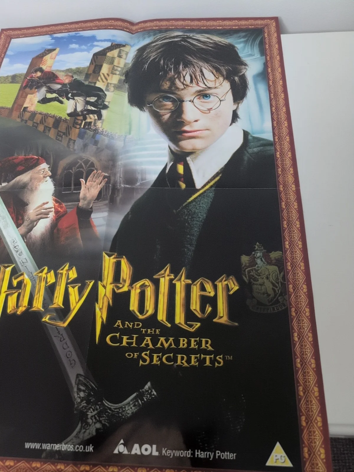 Harry Potter And The Chamber Of Secrets Film Poster Original 2002 Excellent, изображение 2