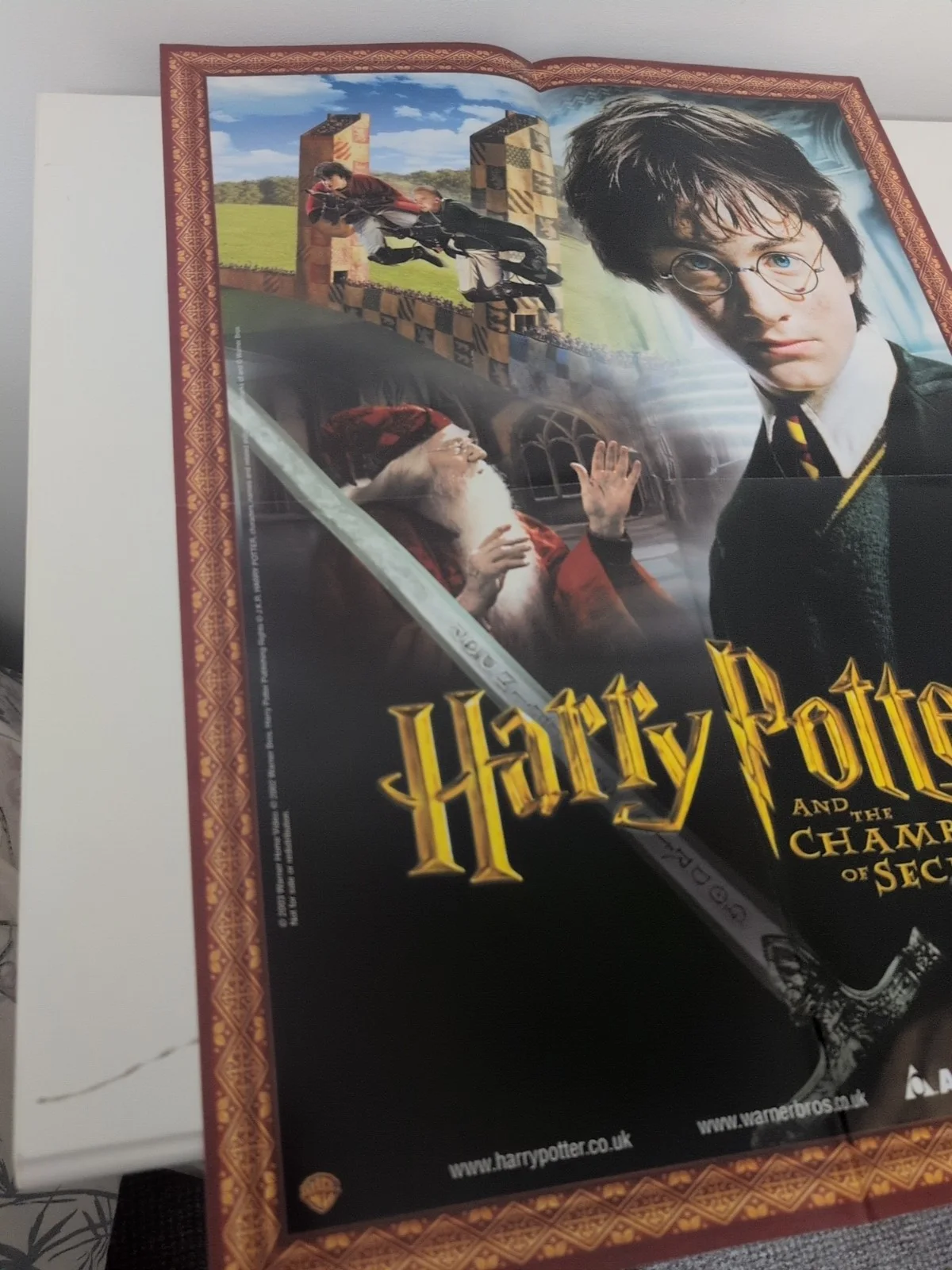 Harry Potter And The Chamber Of Secrets Film Poster Original 2002 Excellent, изображение 3