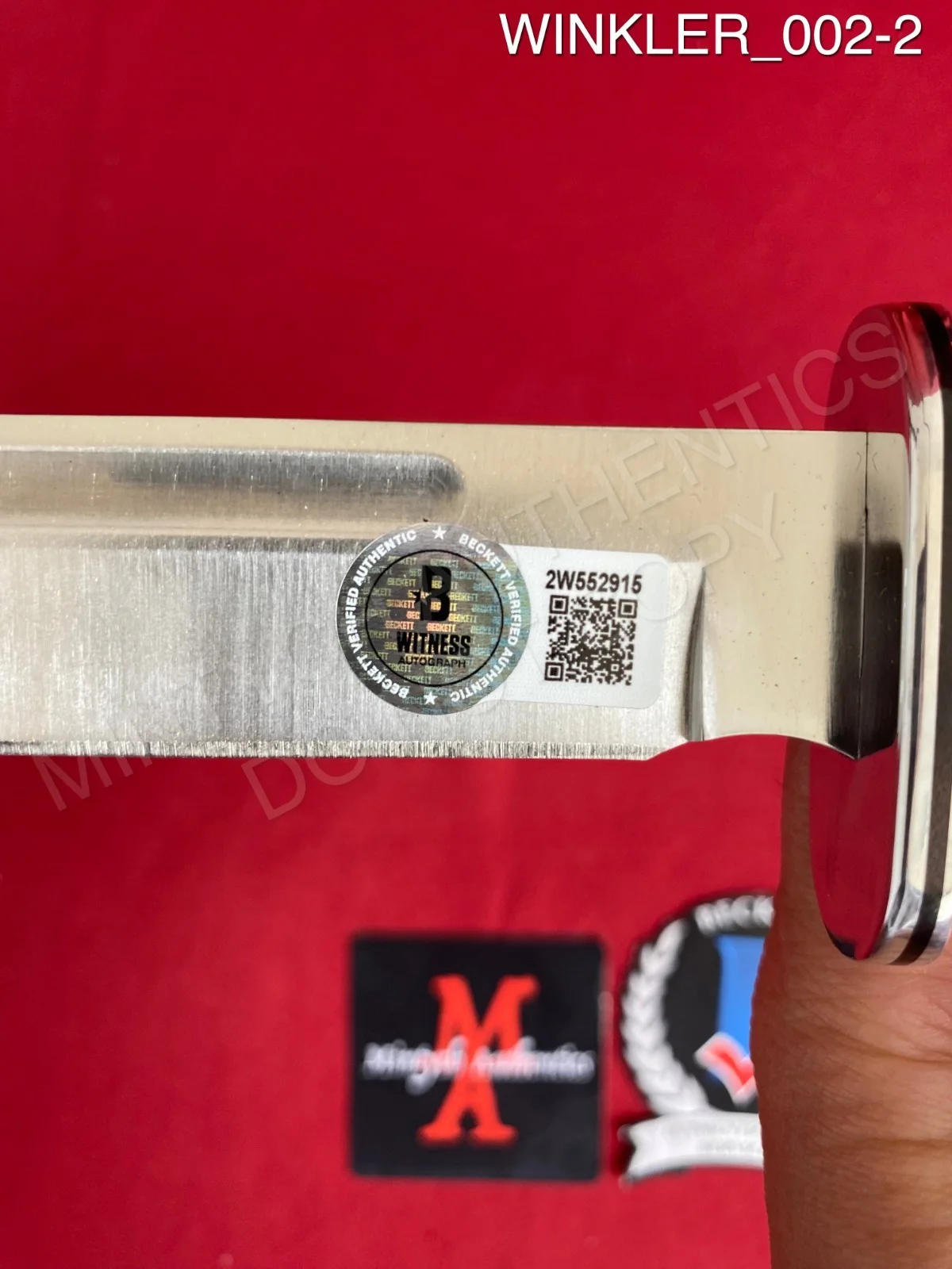 Henry Winkler — Henry Winkler autographed signed Buck 120 knife Scream Ghostface Himbry Beckett, image 2
