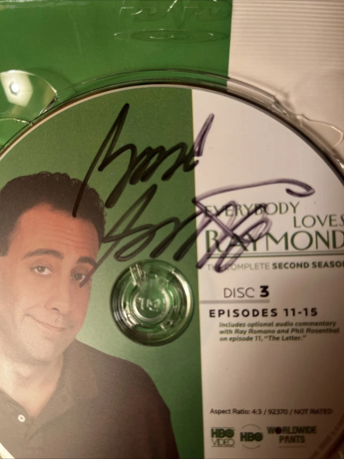 Ray Romano, Brad Garrett — Ray Romano Brad Garrett Signed Everybody Loves Raymond - 5 Disc Season 2, изображение 5