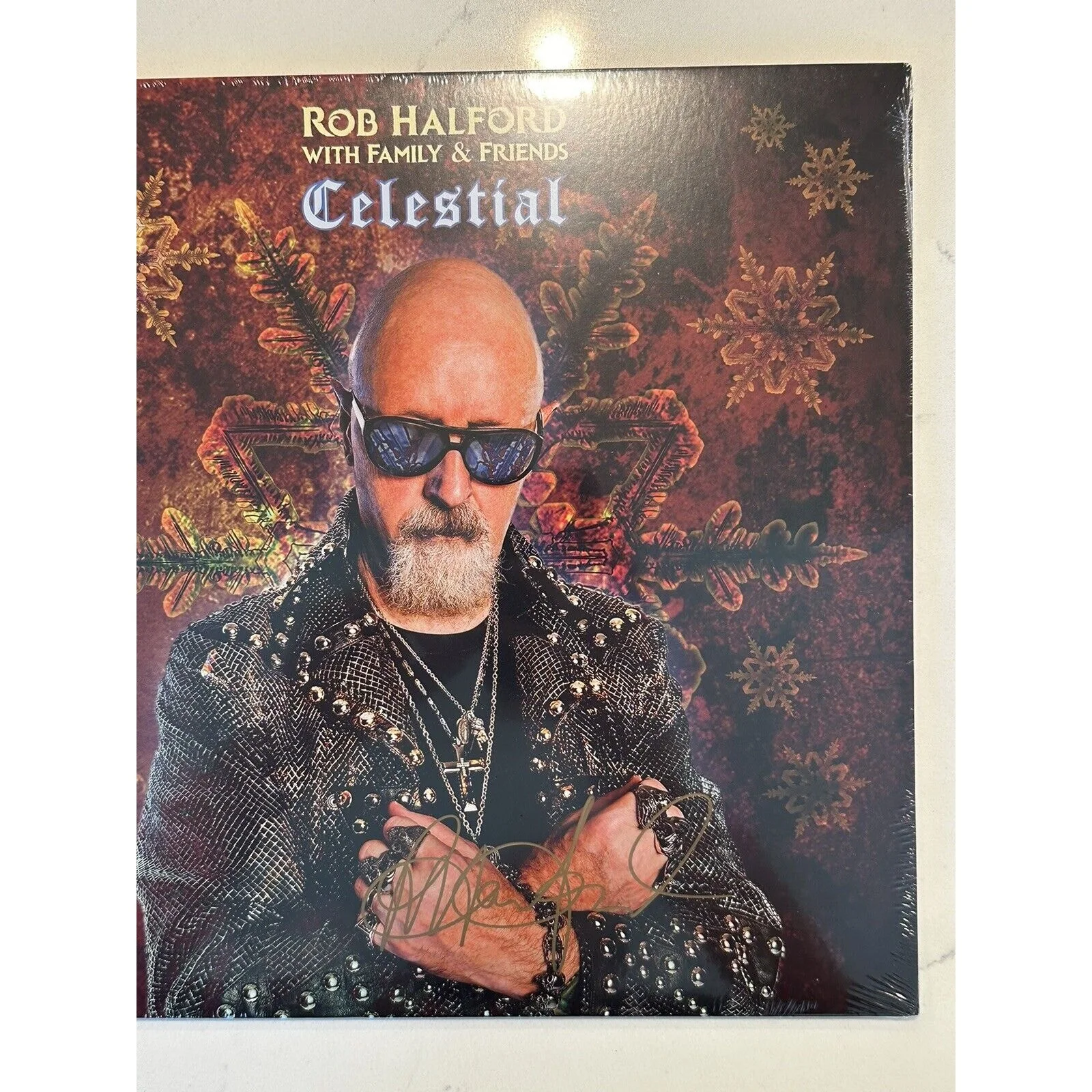 Rob Halford Signed/Autographed Celestial Vinyl LP Record Judas Priest #1, image 3