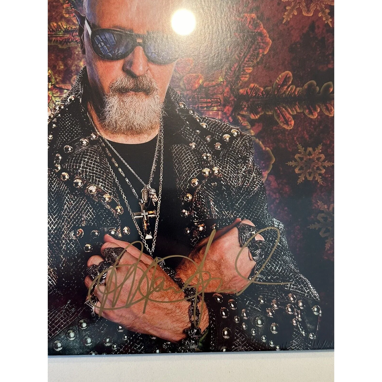 Rob Halford Signed/Autographed Celestial Vinyl LP Record Judas Priest #1, image 4