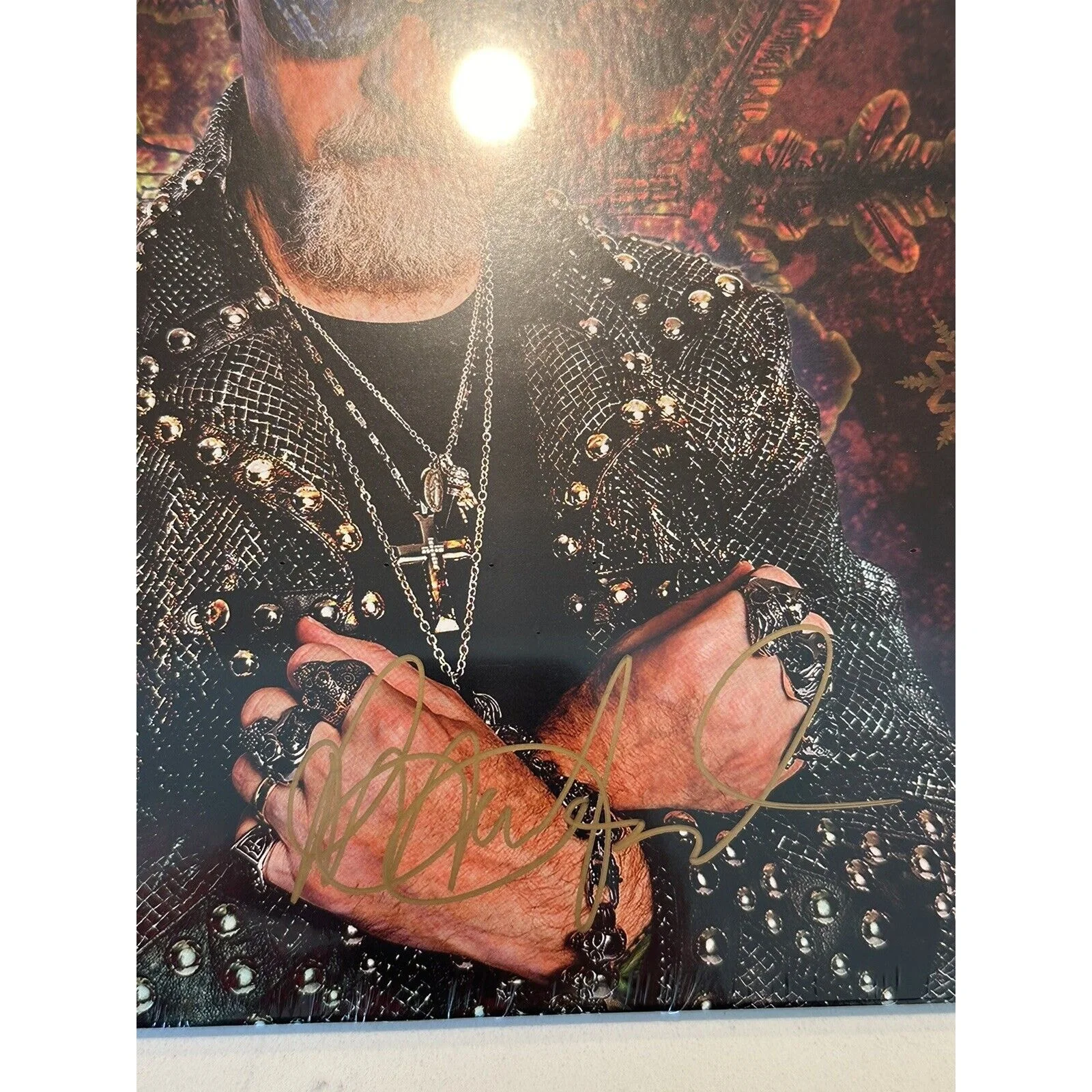 Rob Halford Signed/Autographed Celestial Vinyl LP Record Judas Priest #2, image 4