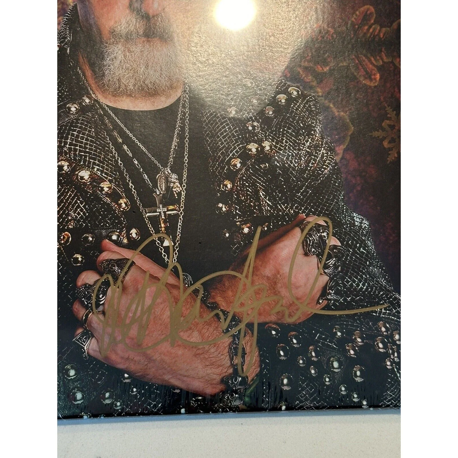 Rob Halford Signed/Autographed Celestial Vinyl LP Record Judas Priest #3, image 5