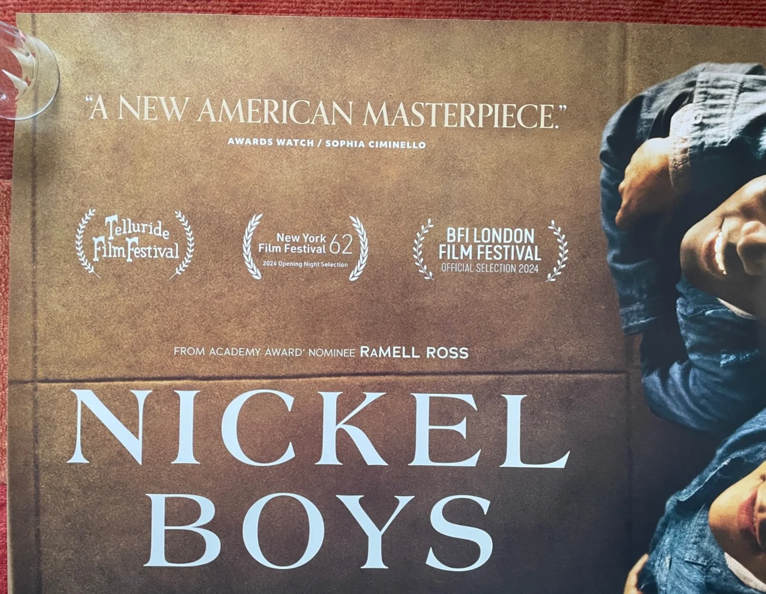 NICKEL BOYS (2024) Original UK Quad Movie Film Poster Ethan Herisse, изображение 2