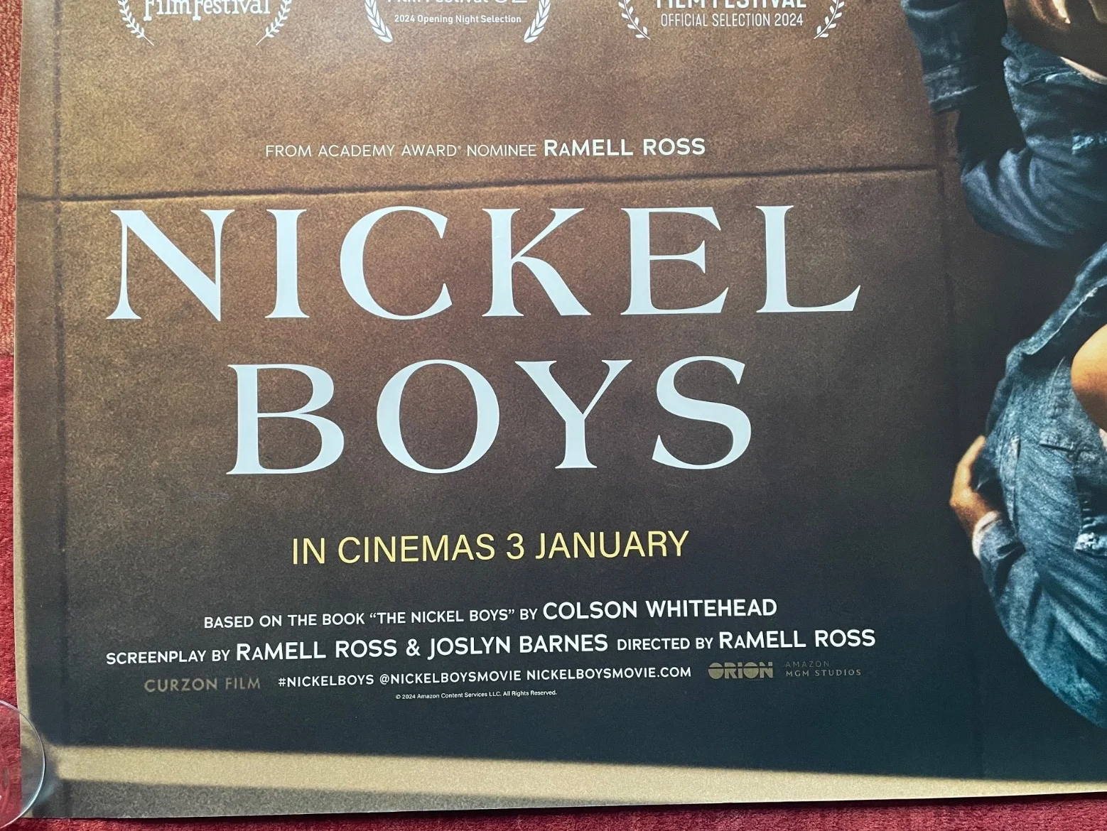 NICKEL BOYS (2024) Original UK Quad Movie Film Poster Ethan Herisse, изображение 4