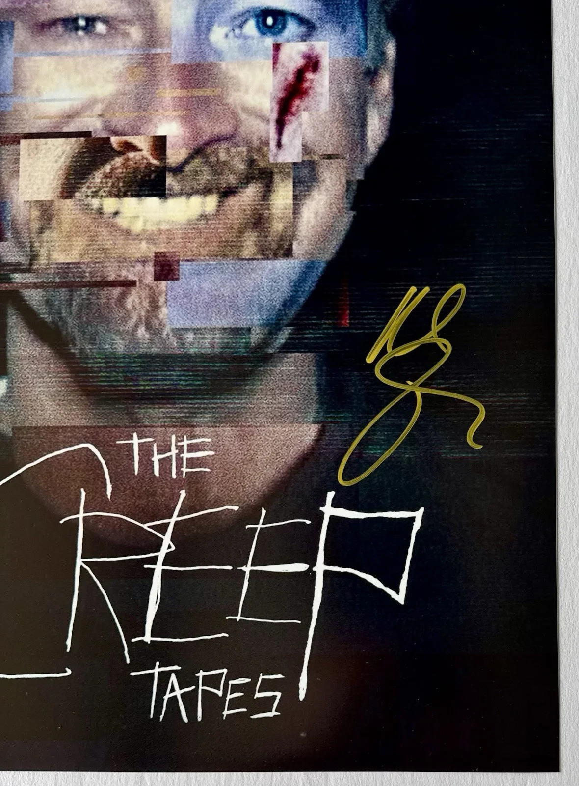 MARK DUPLASS — MARK DUPLASS HAND SIGNED AUTOGRAPH THE CREEP TAPES 12X18 POSTER PHOTO +JSA COA., изображение 3