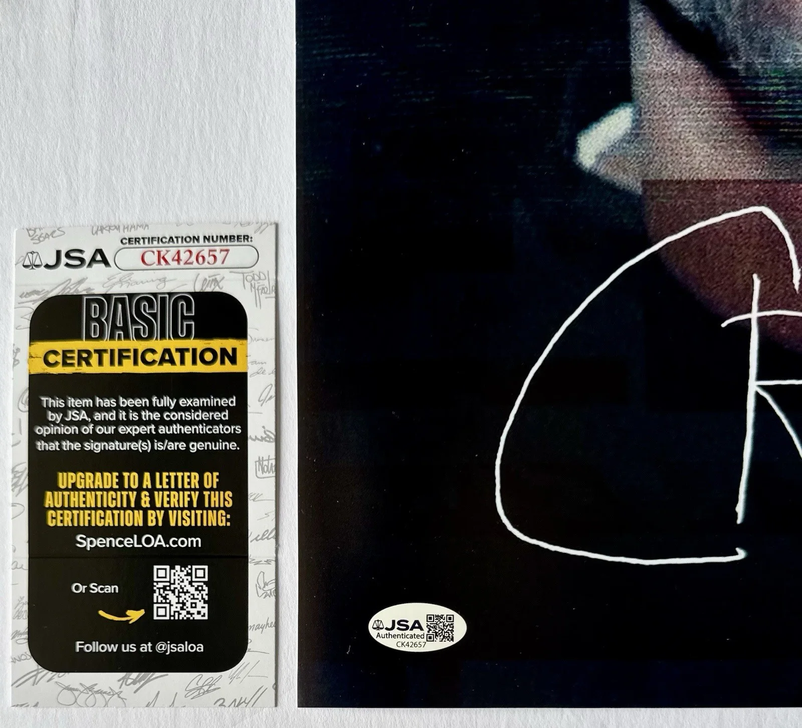 MARK DUPLASS — MARK DUPLASS HAND SIGNED AUTOGRAPH THE CREEP TAPES 12X18 POSTER PHOTO +JSA COA., изображение 4
